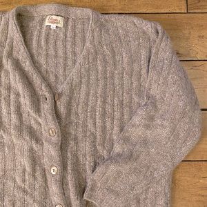 Vintage Oatmeal Cardigan